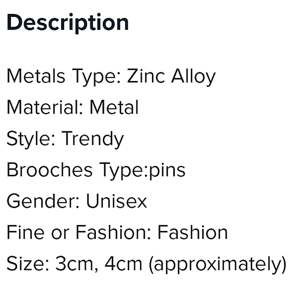 Helga & her Locket enamel lapel push pin. - Picture 6 of 6